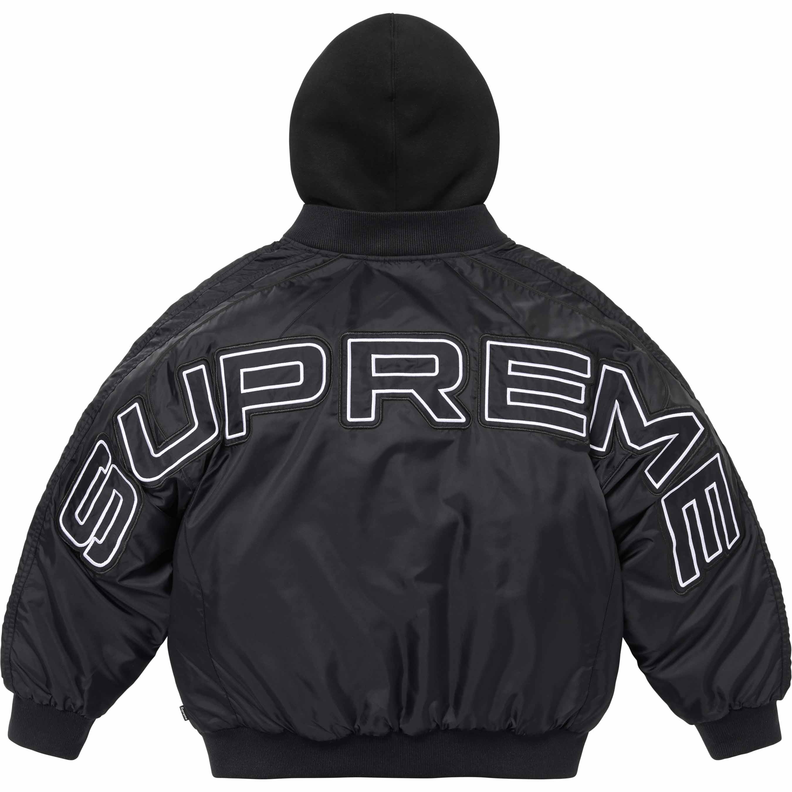 Hooded Stadium Jacket view 2